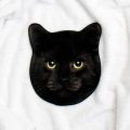 Cat Face Towels (Black)