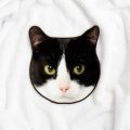 Cat Face Towels (Black & White)